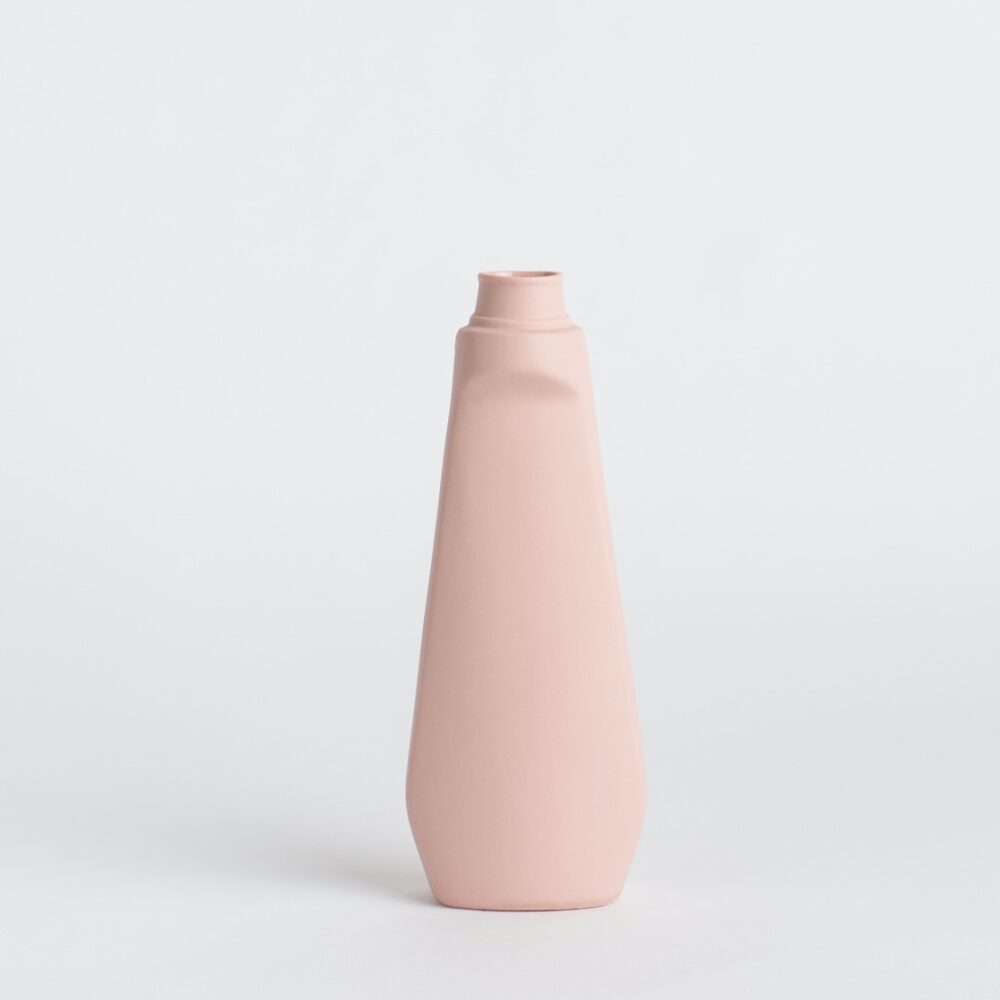 PORCELAIN BOTTLE VASE  #4<span> - </span>pink image