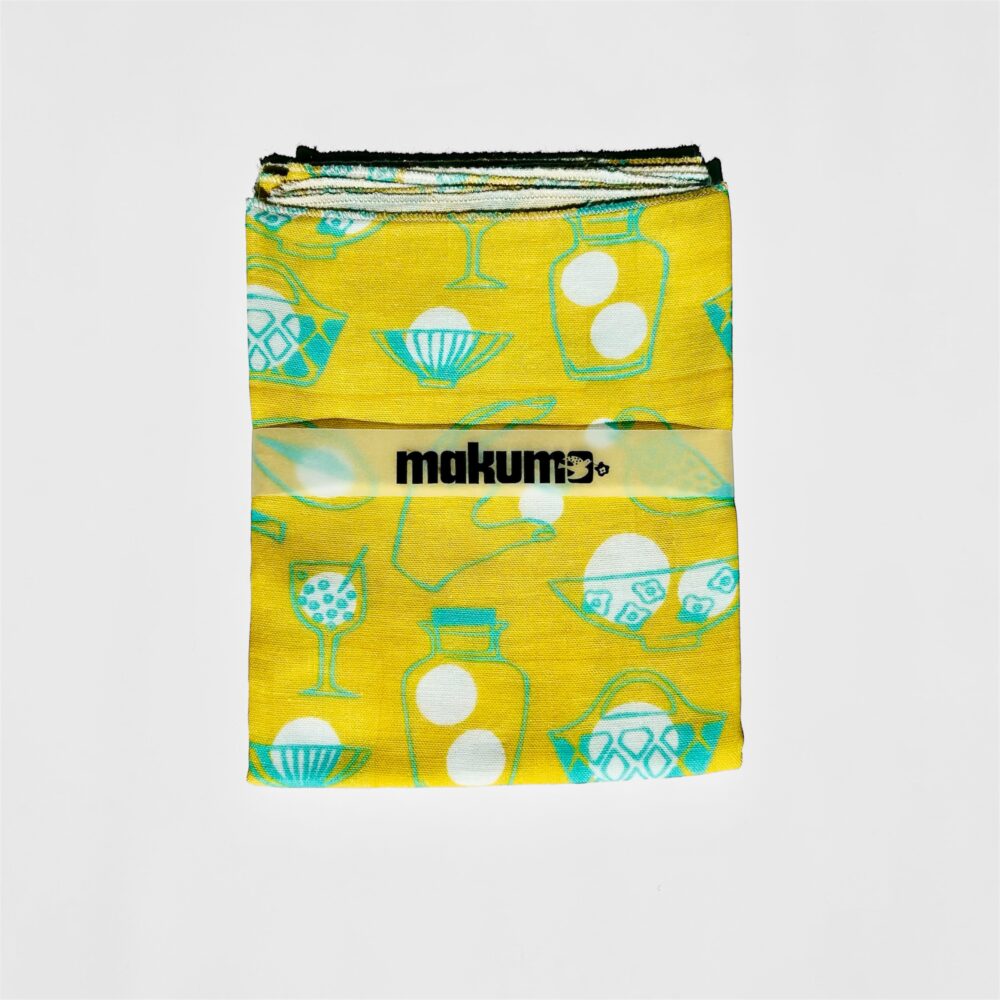 TENUGUI - Cotton Towel [something round]<span> - </span>yellow image