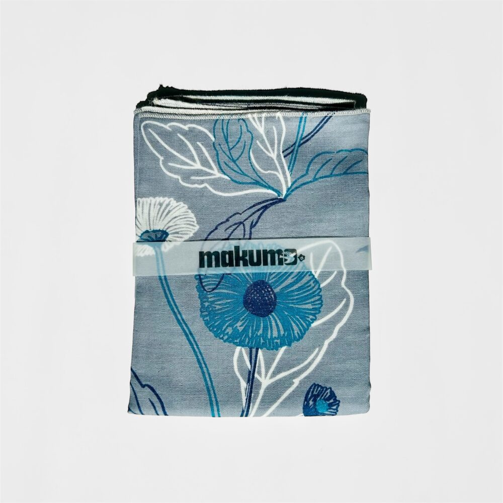 TENUGUI - Cotton Towel [daisy]<span> - </span>grey image