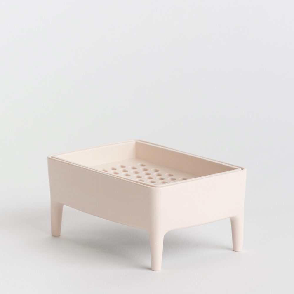BUBBLE BUDDY - Soap Dish with Grater (without Soap)<span> - </span>powder pink image