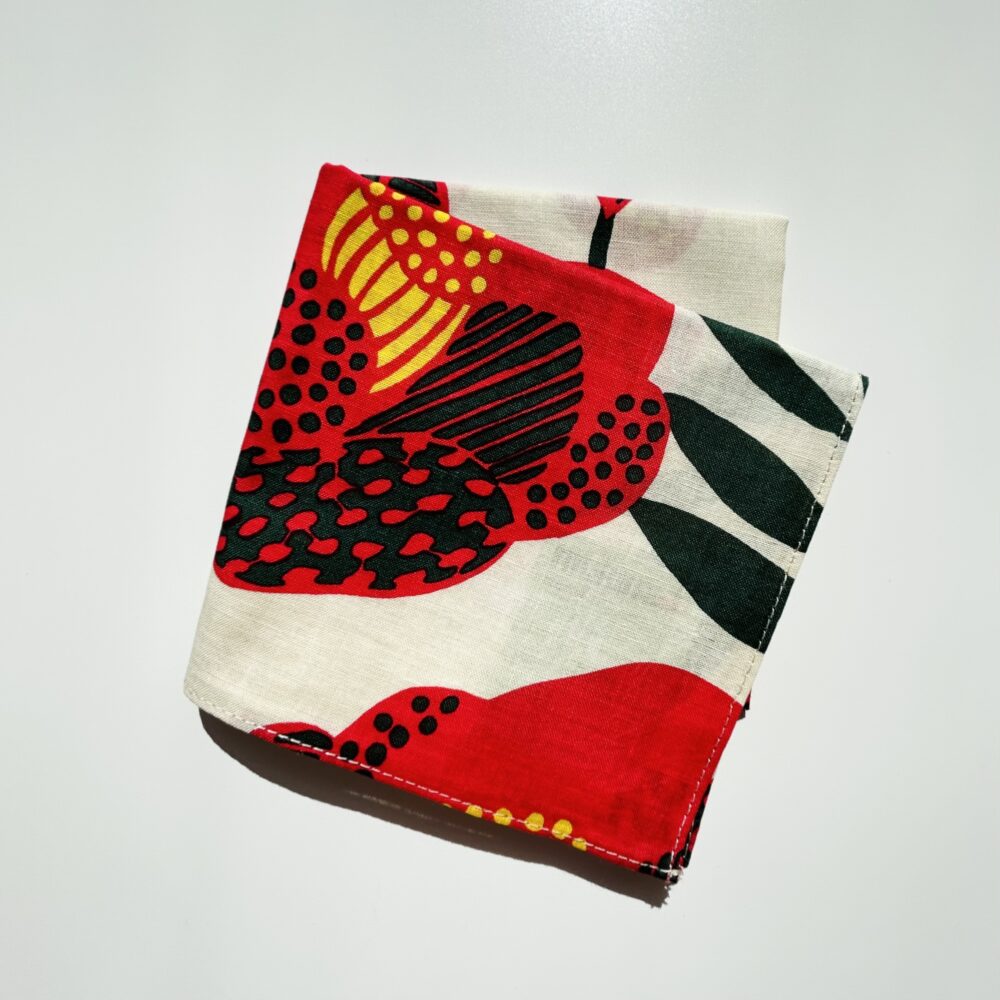 HANKACHI - Cotton Handkerchief [camellia] image 2
