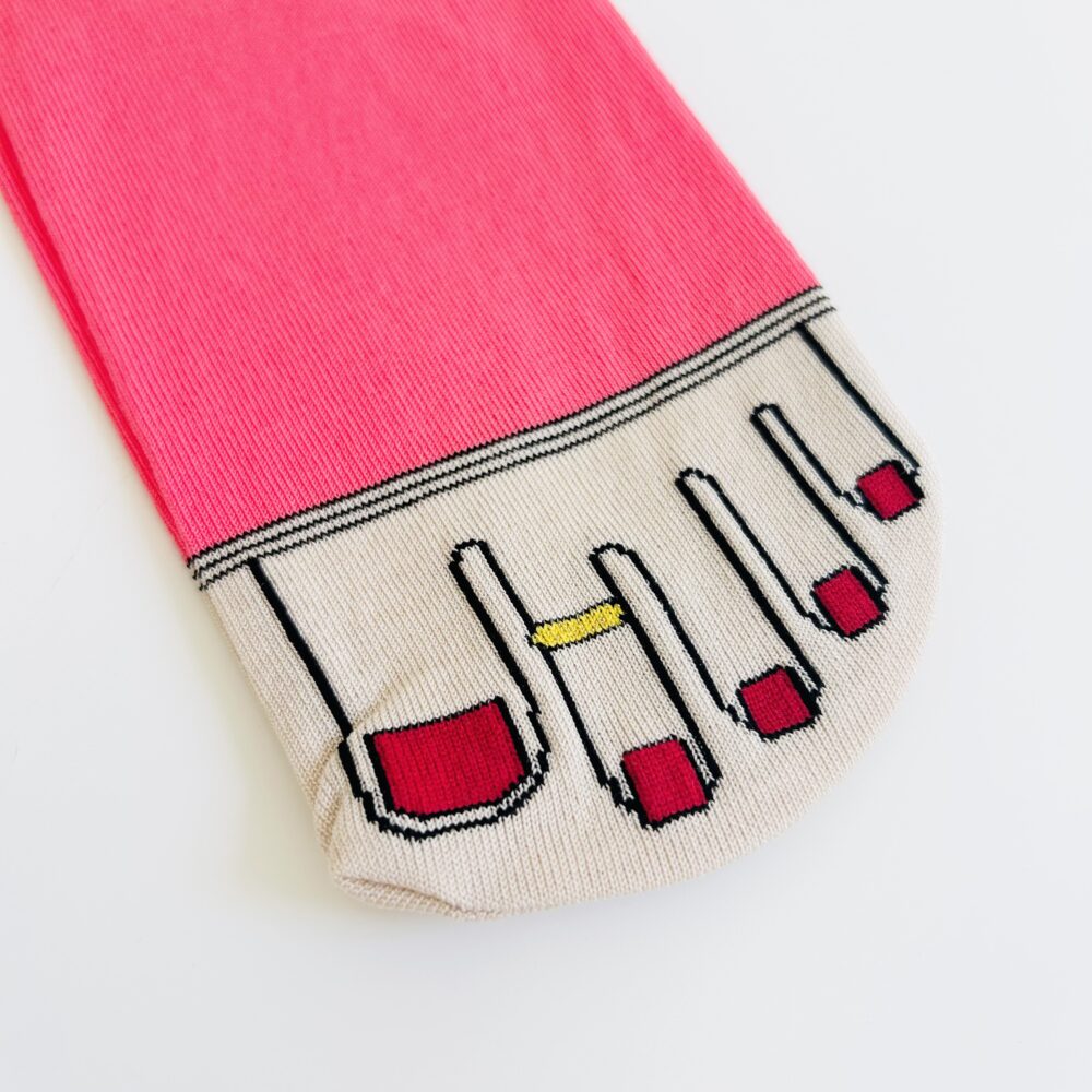PEDICURE PRINT SOCKS [color] image 8