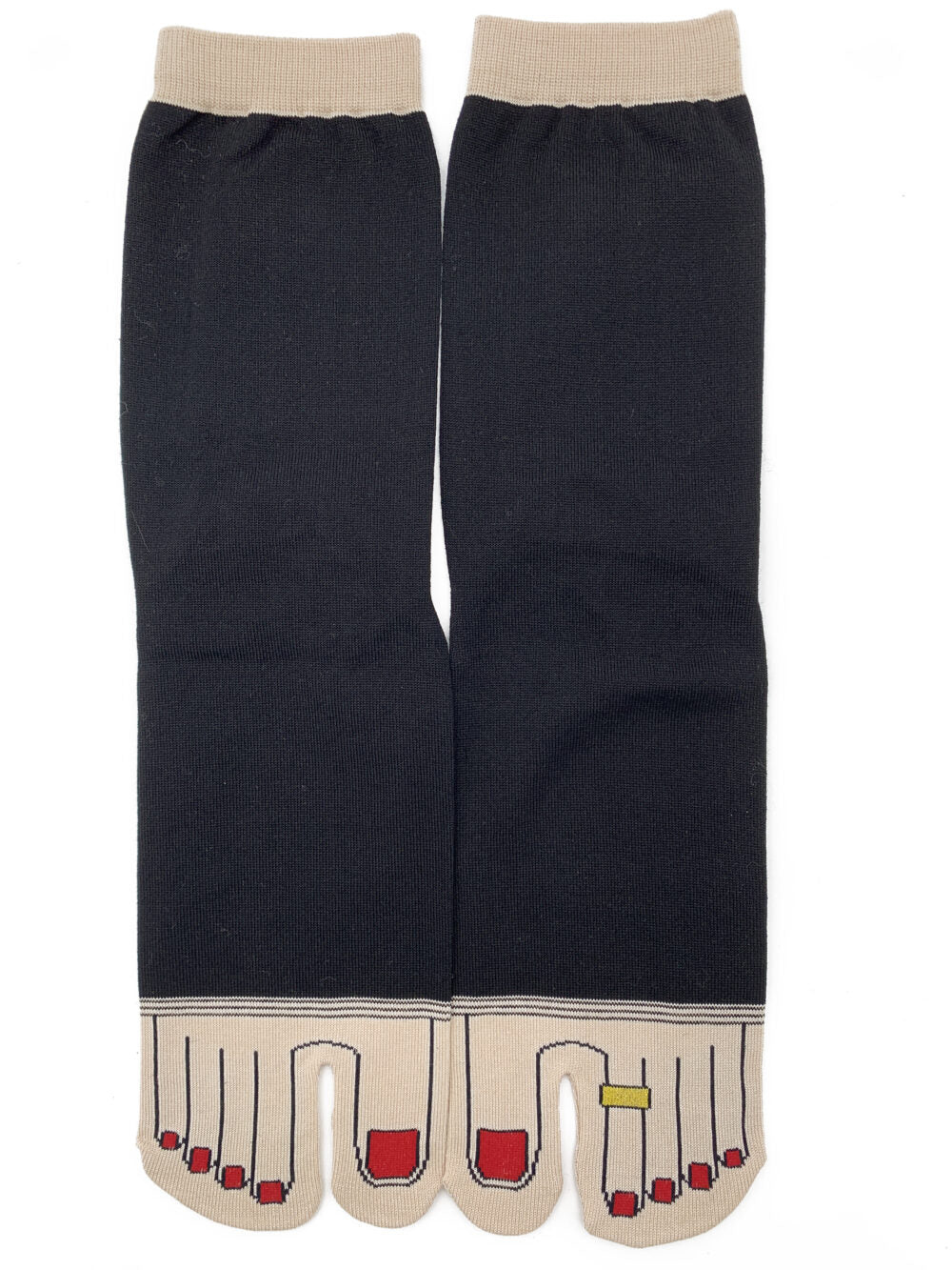 PEDICURE PRINT TABI-SOCKS [monotone] image 0