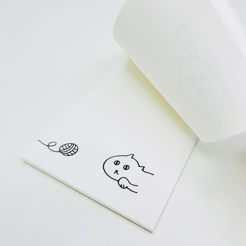 CAT FLIPBOOK NOTEPAD image 3