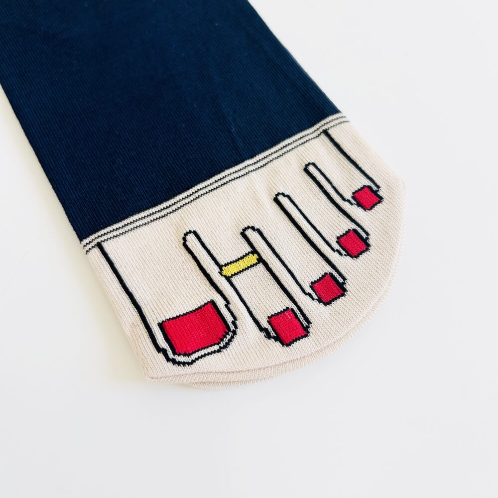 PEDICURE PRINT SOCKS [color] image 6