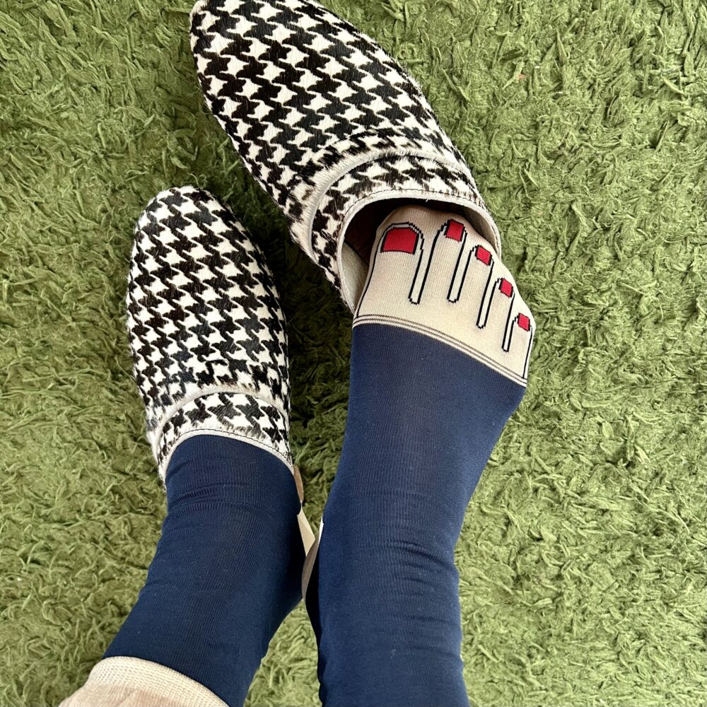 PEDICURE PRINT SOCKS [color] image 10