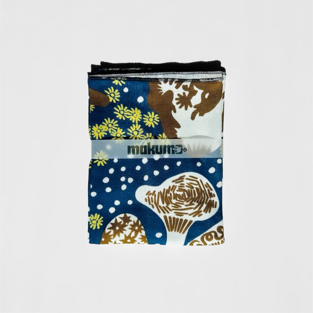 TENUGUI - Cotton Towel [mashroom]<span> - </span>dark blue image