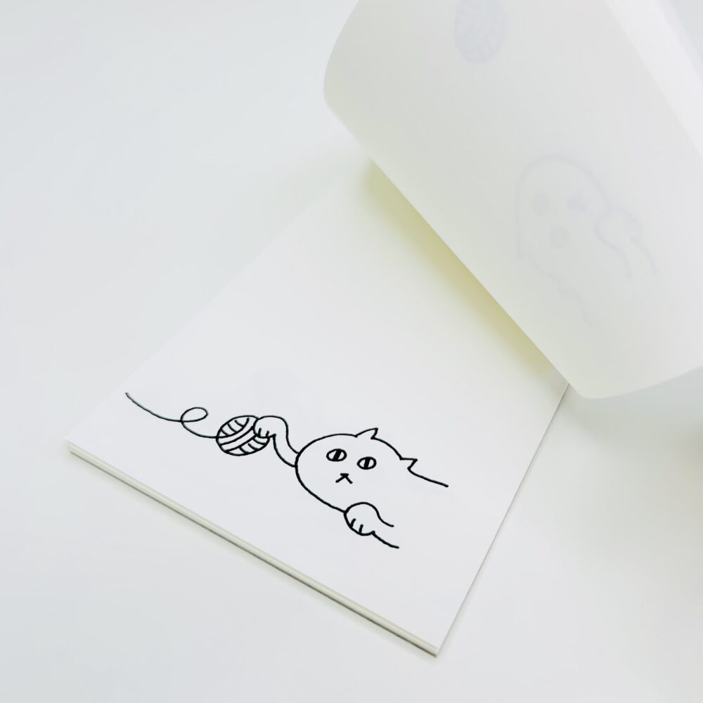 CAT FLIPBOOK NOTEPAD image 4