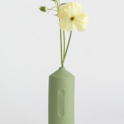 Porcelain Bottle Vase #02 [dark green]
