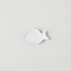 SEA BREAM – Porcelain Plate [S / white]