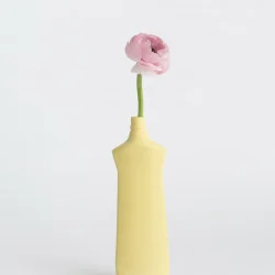 Porcelain Bottle Vase #01 [fresh yellow]