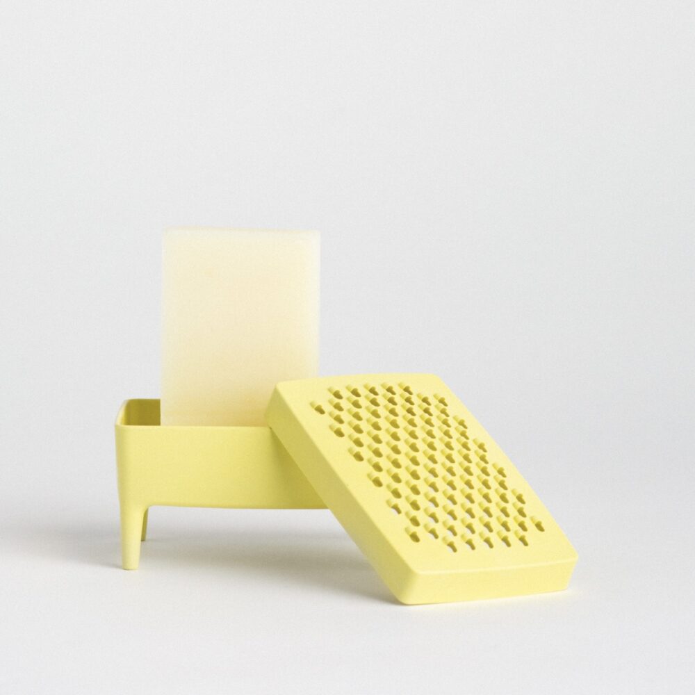BUBBLE BUDDY KIT - Soap Dish with Grater (included Soap) 1 bubble buddy kit mellow yellow 2