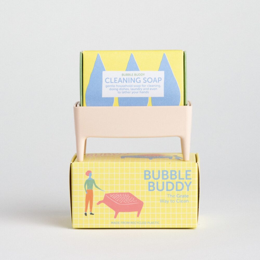 BUBBLE BUDDY KIT - Soap Dish with Grater (included Soap) 6 bubble buddy kit po pink 3